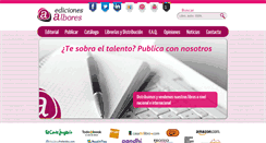 Desktop Screenshot of edicionesalbores.com